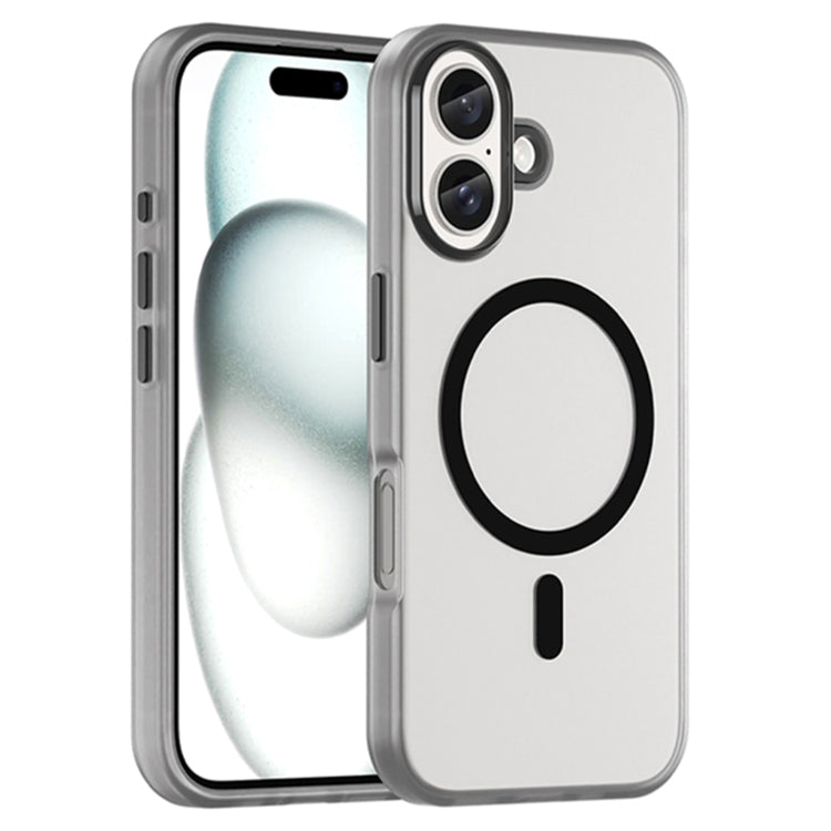 MagSafe Frosted Translucent TPU + PC Full Coverage Phone Case, For iPhone 16 Pro, For iPhone 16 Plus