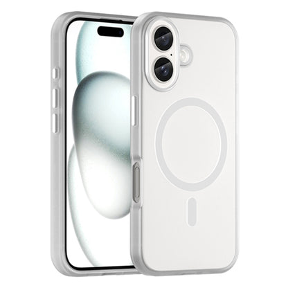 MagSafe Frosted Translucent TPU + PC Full Coverage Phone Case, For iPhone 16 Plus, For iPhone 16