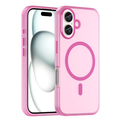 MagSafe Frosted Translucent TPU + PC Full Coverage Phone Case, For iPhone 16 Plus, For iPhone 16