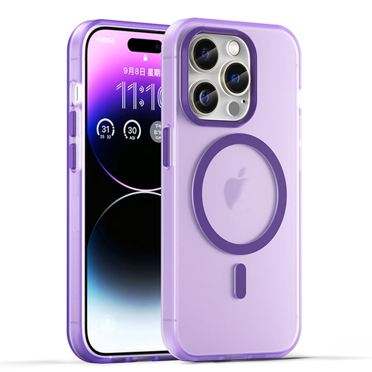 MagSafe Frosted Translucent TPU + PC Full Coverage Phone Case, For iPhone 16 Pro Max, For iPhone 16 Pro