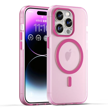 MagSafe Frosted Translucent TPU + PC Full Coverage Phone Case, For iPhone 16 Pro Max, For iPhone 16 Pro