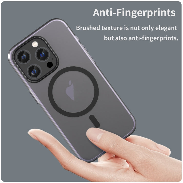 MagSafe Frosted Translucent TPU + PC Full Coverage Phone Case, For iPhone 16 Pro Max, For iPhone 16 Pro