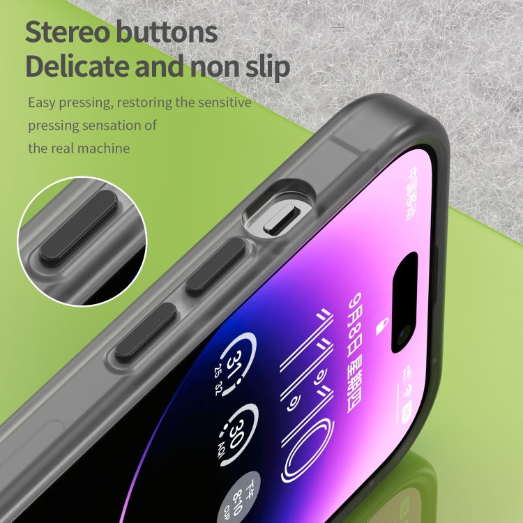 MagSafe Frosted Translucent TPU + PC Full Coverage Phone Case, For iPhone 16 Pro Max, For iPhone 16 Pro