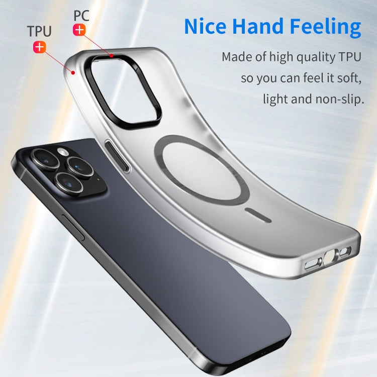 MagSafe Frosted Translucent TPU + PC Full Coverage Phone Case, For iPhone 15 Pro Max, For iPhone 15 Pro