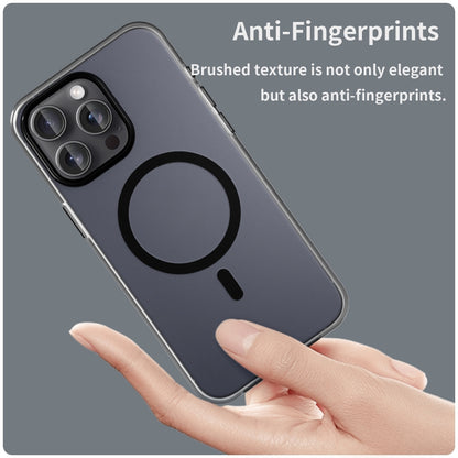 MagSafe Frosted Translucent TPU + PC Full Coverage Phone Case, For iPhone 15 Pro Max, For iPhone 15 Pro