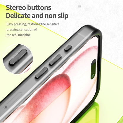 MagSafe Frosted Translucent TPU + PC Full Coverage Phone Case, For iPhone 15 Pro Max, For iPhone 15 Pro