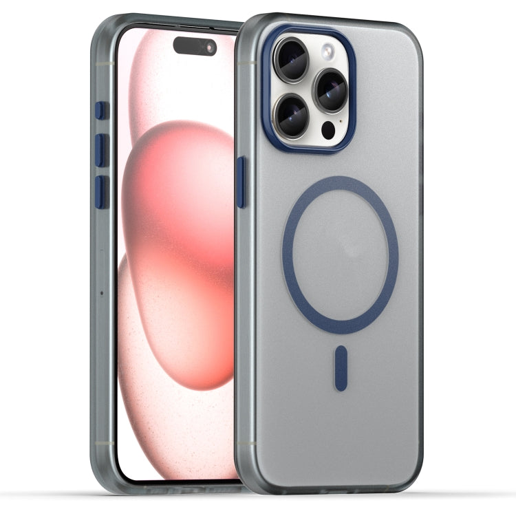 MagSafe Frosted Translucent TPU + PC Full Coverage Phone Case, For iPhone 16, For iPhone 15 Pro Max