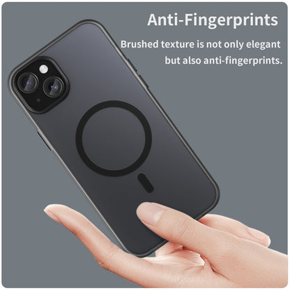 MagSafe Frosted Translucent TPU + PC Full Coverage Phone Case, For iPhone 15 Plus, For iPhone 15