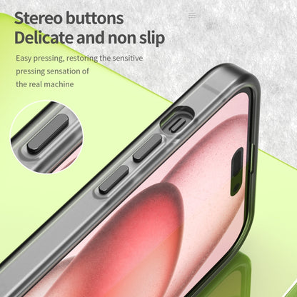 MagSafe Frosted Translucent TPU + PC Full Coverage Phone Case, For iPhone 15 Plus, For iPhone 15