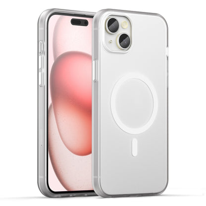 MagSafe Frosted Translucent TPU + PC Full Coverage Phone Case, For iPhone 15 Pro, For iPhone 15 Plus
