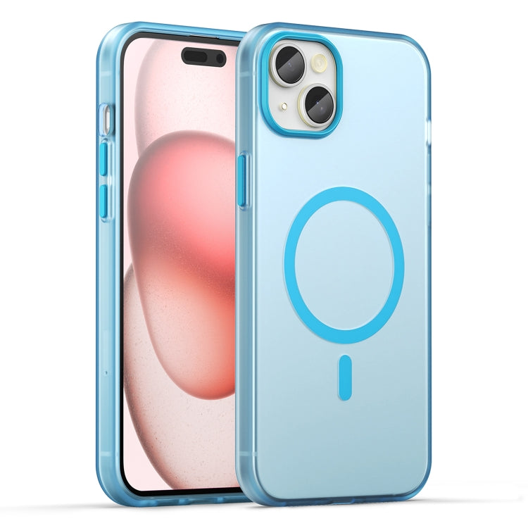 MagSafe Frosted Translucent TPU + PC Full Coverage Phone Case, For iPhone 15 Pro, For iPhone 15 Plus