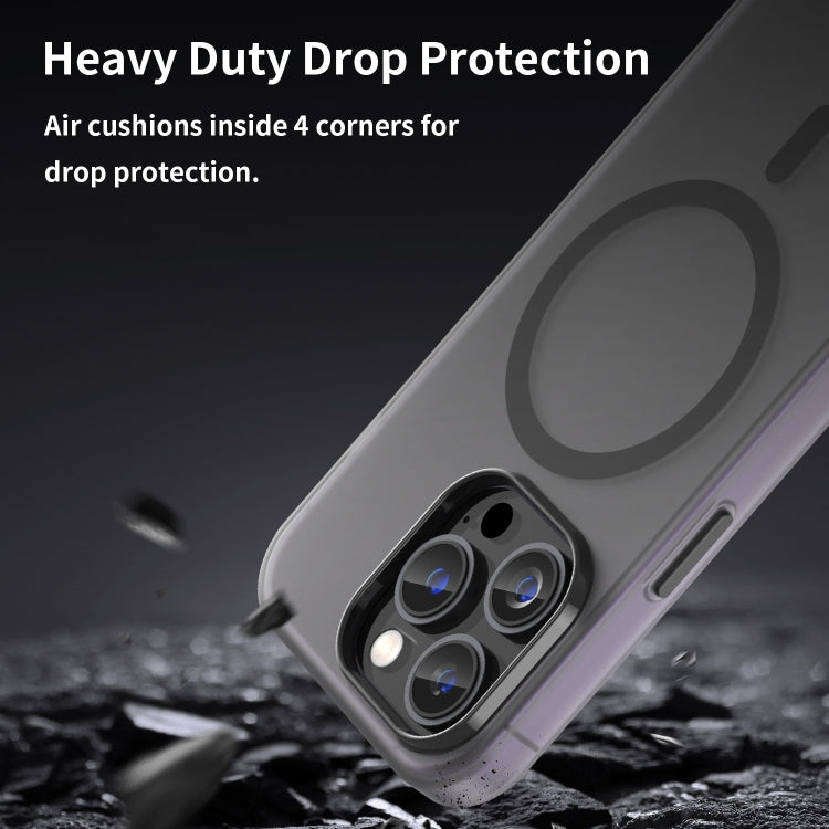 MagSafe Frosted Translucent TPU + PC Full Coverage Phone Case, For iPhone 14 Pro Max, For iPhone SE 2022 / 2020 / 8