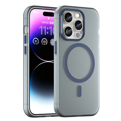 MagSafe Frosted Translucent TPU + PC Full Coverage Phone Case, For iPhone 14 Pro Max, For iPhone SE 2022 / 2020 / 8