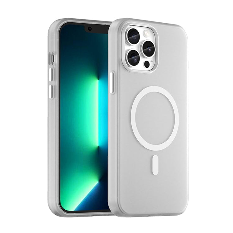 MagSafe Frosted Translucent TPU + PC Full Coverage Phone Case, For iPhone 13 Pro Max, For iPhone 13 Pro