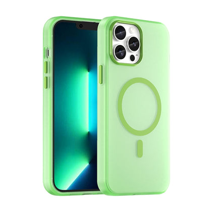 MagSafe Frosted Translucent TPU + PC Full Coverage Phone Case, For iPhone 13 Pro Max, For iPhone 13 Pro