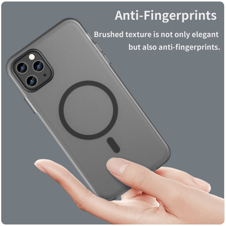MagSafe Frosted Translucent TPU + PC Full Coverage Phone Case, For iPhone 11 Pro Max, For iPhone 11