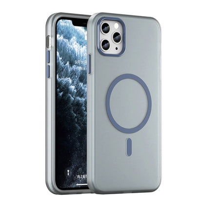 MagSafe Frosted Translucent TPU + PC Full Coverage Phone Case, For iPhone 11 Pro Max, For iPhone 11