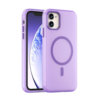 MagSafe Frosted Translucent TPU + PC Full Coverage Phone Case, For iPhone 11 Pro Max, For iPhone 11