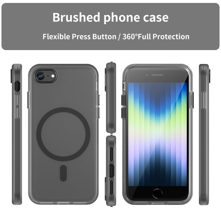 MagSafe Frosted Translucent TPU + PC Full Coverage Phone Case, For iPhone SE 2022 / 2020 / 8, For iPhone 13 Pro Max