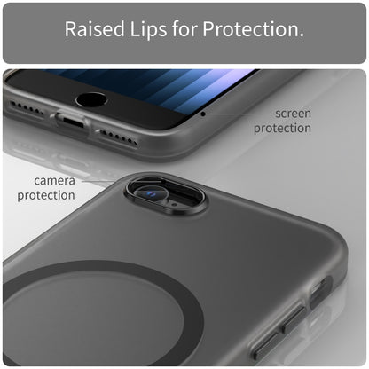 MagSafe Frosted Translucent TPU + PC Full Coverage Phone Case, For iPhone SE 2022 / 2020 / 8, For iPhone 13 Pro Max