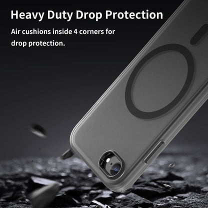 MagSafe Frosted Translucent TPU + PC Full Coverage Phone Case, For iPhone SE 2022 / 2020 / 8, For iPhone 13 Pro Max