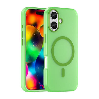 MagSafe Frosted Translucent TPU + PC Full Coverage Phone Case, For iPhone 17 Pro, For iPhone 17, For iPhone Air