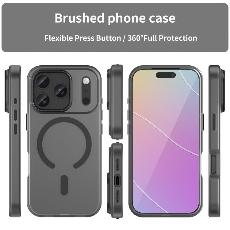 MagSafe Frosted Translucent TPU + PC Full Coverage Phone Case, For iPhone 17 Pro, For iPhone 17, For iPhone Air