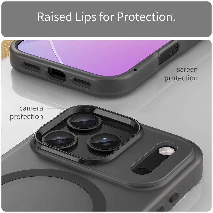 MagSafe Frosted Translucent TPU + PC Full Coverage Phone Case, For iPhone 17 Pro, For iPhone 17, For iPhone Air