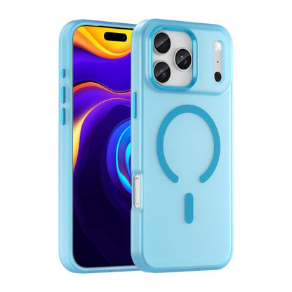 MagSafe Frosted Translucent TPU + PC Full Coverage Phone Case, For iPhone 18 Pro Max, For iPhone 17e / 16e, For iPhone 17 Pro Max
