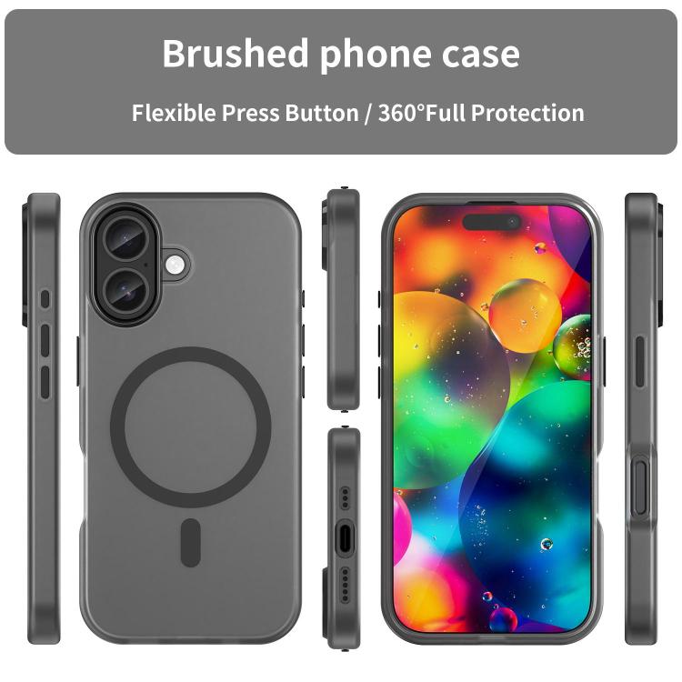MagSafe Frosted Translucent TPU + PC Full Coverage Phone Case, For iPhone 18, For iPhone 18 Pro