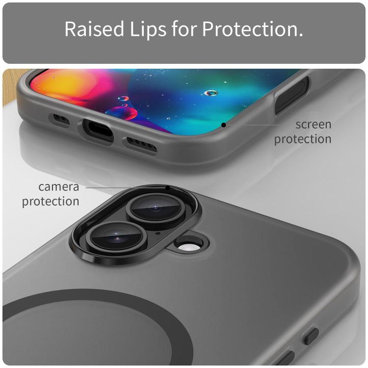 MagSafe Frosted Translucent TPU + PC Full Coverage Phone Case, For iPhone 18, For iPhone 18 Pro