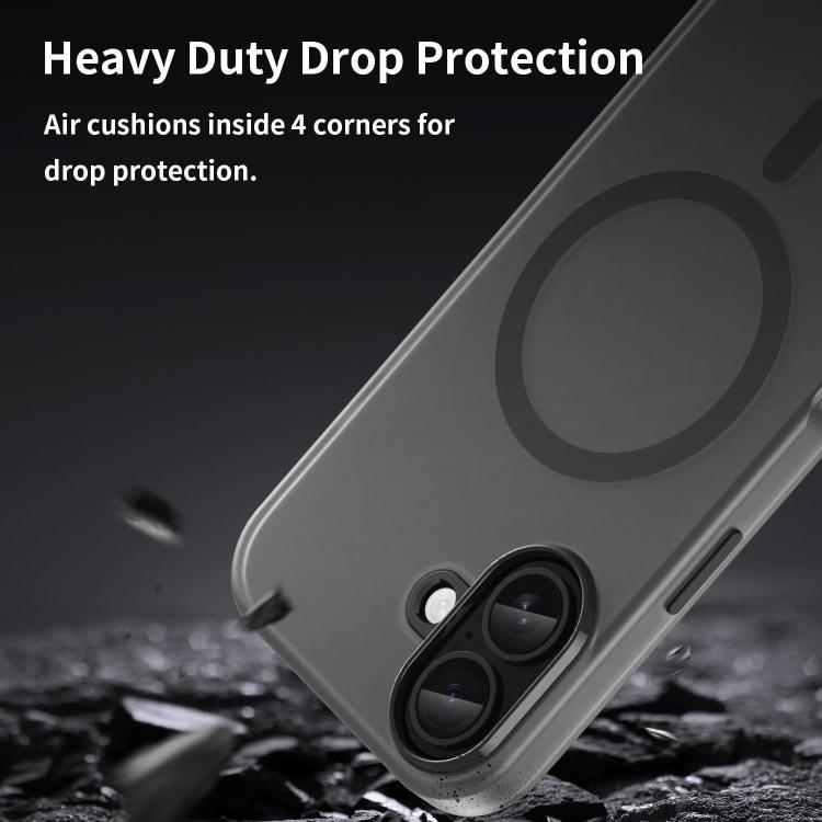 MagSafe Frosted Translucent TPU + PC Full Coverage Phone Case, For iPhone 18, For iPhone 18 Pro