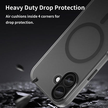 MagSafe Frosted Translucent TPU + PC Full Coverage Phone Case, For iPhone 18, For iPhone 18 Pro