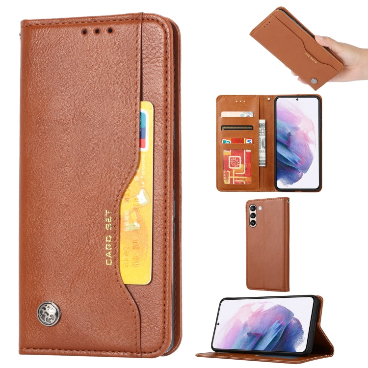 Knead Skin Texture Flip Leather Phone Case, For Samsung Galaxy S24 Ultra 5G, For Samsung Galaxy S24+ 5G, For Samsung Galaxy S24 5G