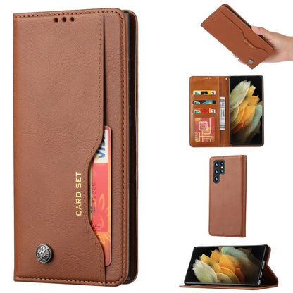 Knead Skin Texture Flip Leather Phone Case, For Samsung Galaxy S26+ 5G, For Samsung Galaxy S26 Ultra 5G, For Samsung Galaxy S26 5G, For Samsung Galaxy S25 5G, For Samsung Galaxy S25+ 5G, For Samsung Galaxy S25 Ultra 5G
