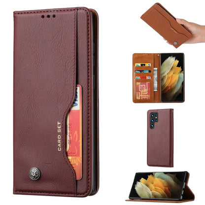 Knead Skin Texture Flip Leather Phone Case, For Samsung Galaxy S26+ 5G, For Samsung Galaxy S26 Ultra 5G, For Samsung Galaxy S26 5G, For Samsung Galaxy S25 5G, For Samsung Galaxy S25+ 5G, For Samsung Galaxy S25 Ultra 5G