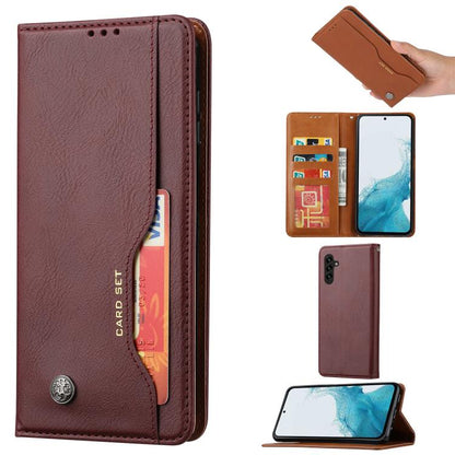 Knead Skin Texture Flip Leather Phone Case, For Samsung Galaxy S26+ 5G, For Samsung Galaxy S26 Ultra 5G, For Samsung Galaxy S26 5G, For Samsung Galaxy S25 5G, For Samsung Galaxy S25+ 5G, For Samsung Galaxy S25 Ultra 5G