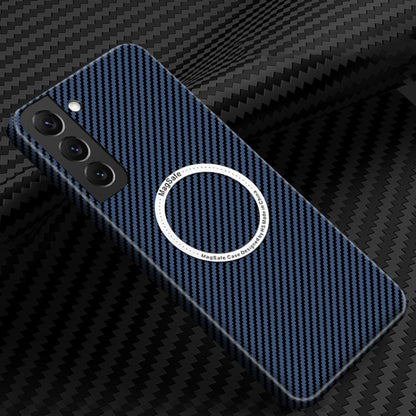 Carbon Fiber Texture MagSafe Magnetic Phone Case, For Samsung Galaxy S25 5G, For Samsung Galaxy S25+ 5G, For Samsung Galaxy S25 Ultra 5G