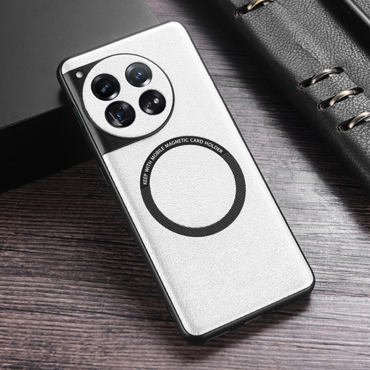 PU MagSafe Magnetic Phone Case, For OnePlus 13, For OnePlus 12
