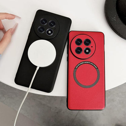 PU MagSafe Magnetic Phone Case, For OnePlus 13, For OnePlus 12
