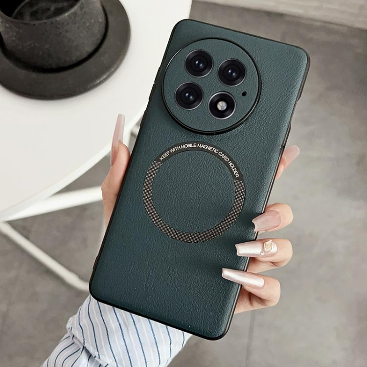 PU MagSafe Magnetic Phone Case, For OnePlus 13, For OnePlus 12