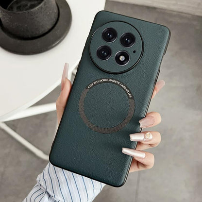 PU MagSafe Magnetic Phone Case, For OnePlus 13, For OnePlus 12