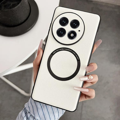 PU MagSafe Magnetic Phone Case, For OnePlus 13, For OnePlus 12