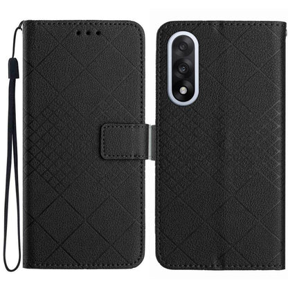 Rhombic Grid Texture Leather Phone Case, For OnePlus Nord 6 5G, For OnePlus 15R, For OnePlus 15 5G, For OnePlus Nord 5 5G / Ace 5 Ultra
