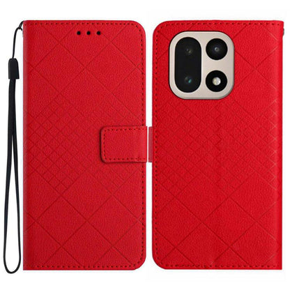 Rhombic Grid Texture Leather Phone Case, For OnePlus Nord 6 5G, For OnePlus 15R, For OnePlus 15 5G, For OnePlus Nord 5 5G / Ace 5 Ultra