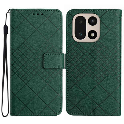 Rhombic Grid Texture Leather Phone Case, For OnePlus Nord 6 5G, For OnePlus 15R, For OnePlus 15 5G, For OnePlus Nord 5 5G / Ace 5 Ultra