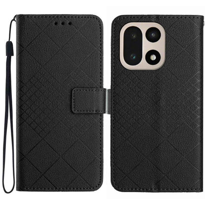 Rhombic Grid Texture Leather Phone Case, For OnePlus Nord 6 5G, For OnePlus 15R, For OnePlus 15 5G, For OnePlus Nord 5 5G / Ace 5 Ultra
