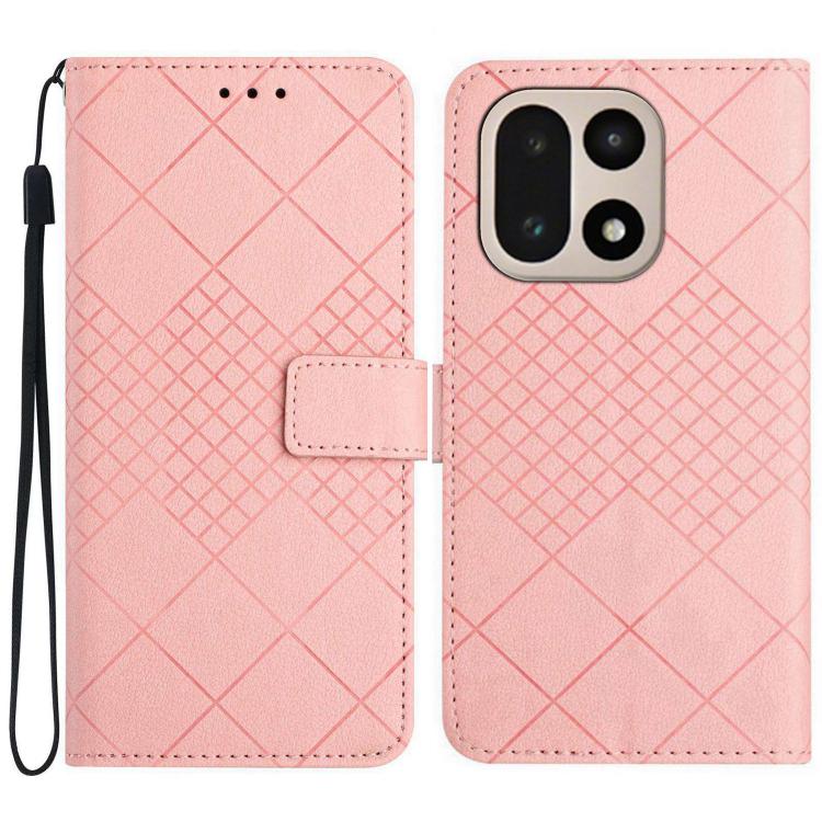 Rhombic Grid Texture Leather Phone Case, For OnePlus Nord 6 5G, For OnePlus 15R, For OnePlus 15 5G, For OnePlus Nord 5 5G / Ace 5 Ultra