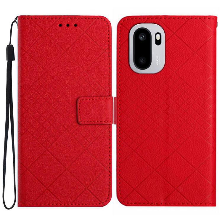 Rhombic Grid Texture Leather Phone Case, For OnePlus Nord 6 5G, For OnePlus 15R, For OnePlus 15 5G, For OnePlus Nord 5 5G / Ace 5 Ultra