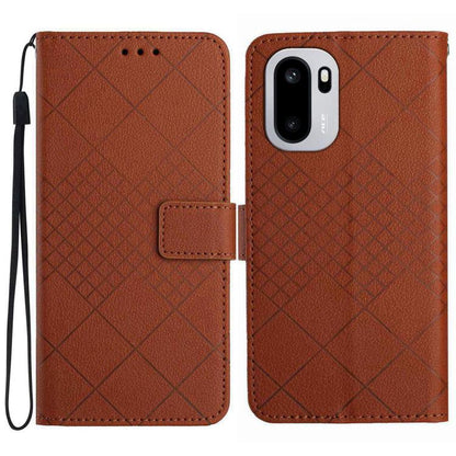 Rhombic Grid Texture Leather Phone Case, For OnePlus Nord 6 5G, For OnePlus 15R, For OnePlus 15 5G, For OnePlus Nord 5 5G / Ace 5 Ultra
